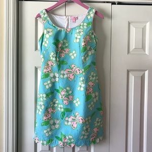 Lilly Pulitzer Blue Nina Dress in Butterfly Print